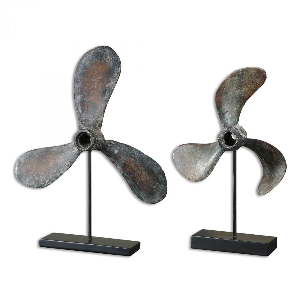 Uttermost Propellers Sculpture, S/2