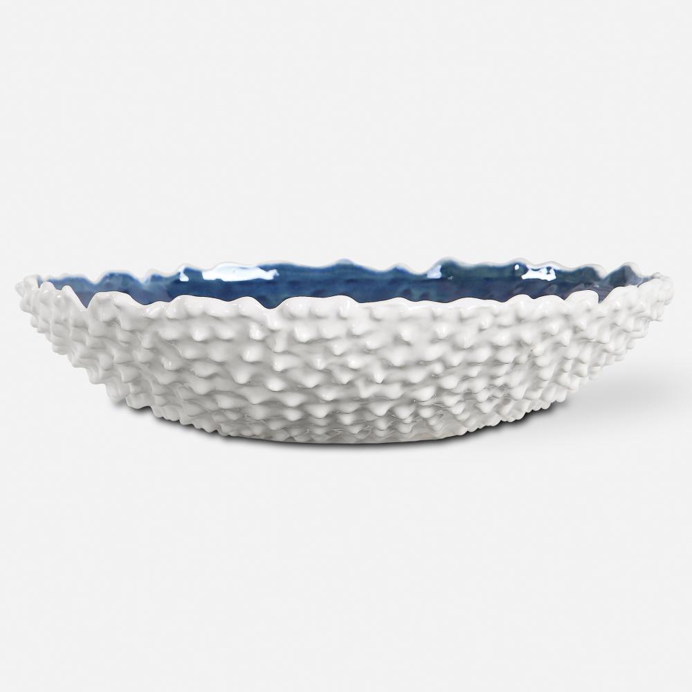 Uttermost Ciji Bowl, White