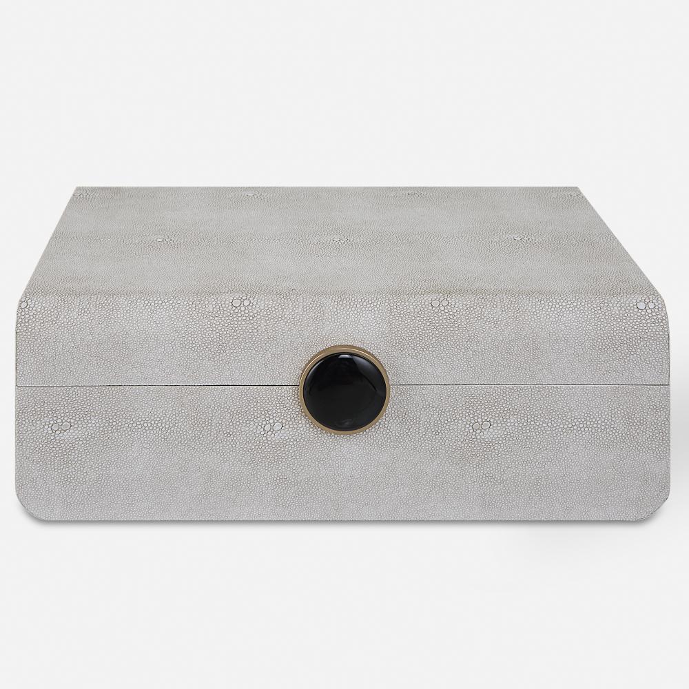 Uttermost Lalique Box, White