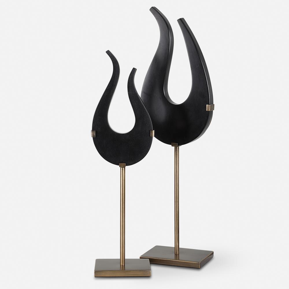 Uttermost Black Flame, Sculptures, S/2