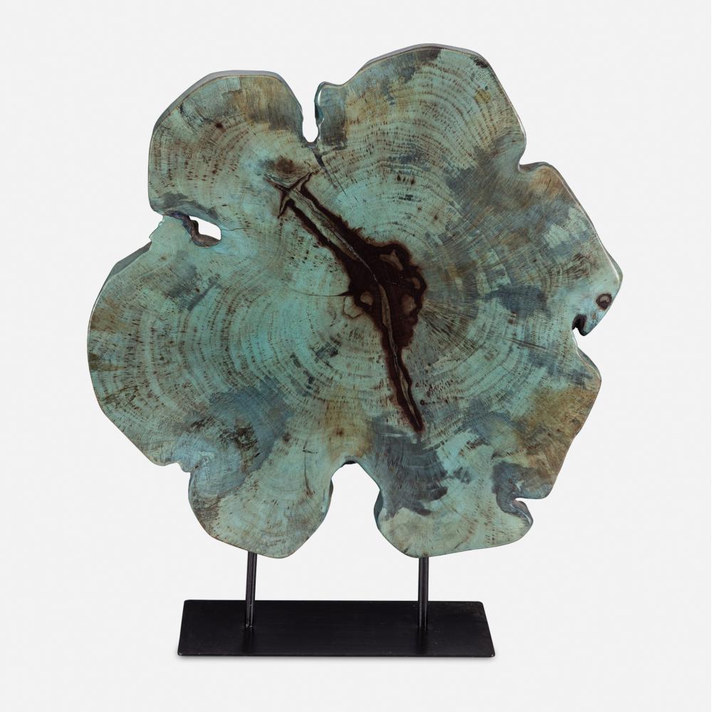Uttermost Bahati Wood Sculpture, Blue