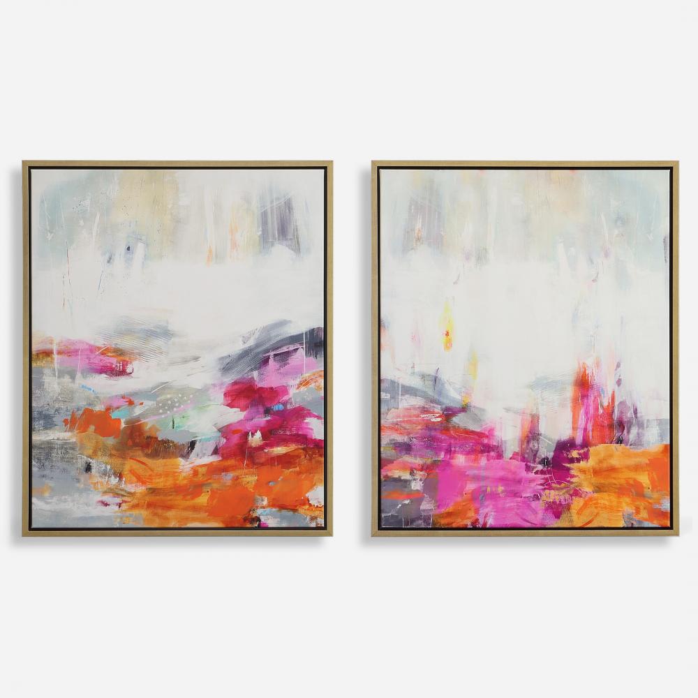 Uttermost Color Theory Framed Canvases, S/2