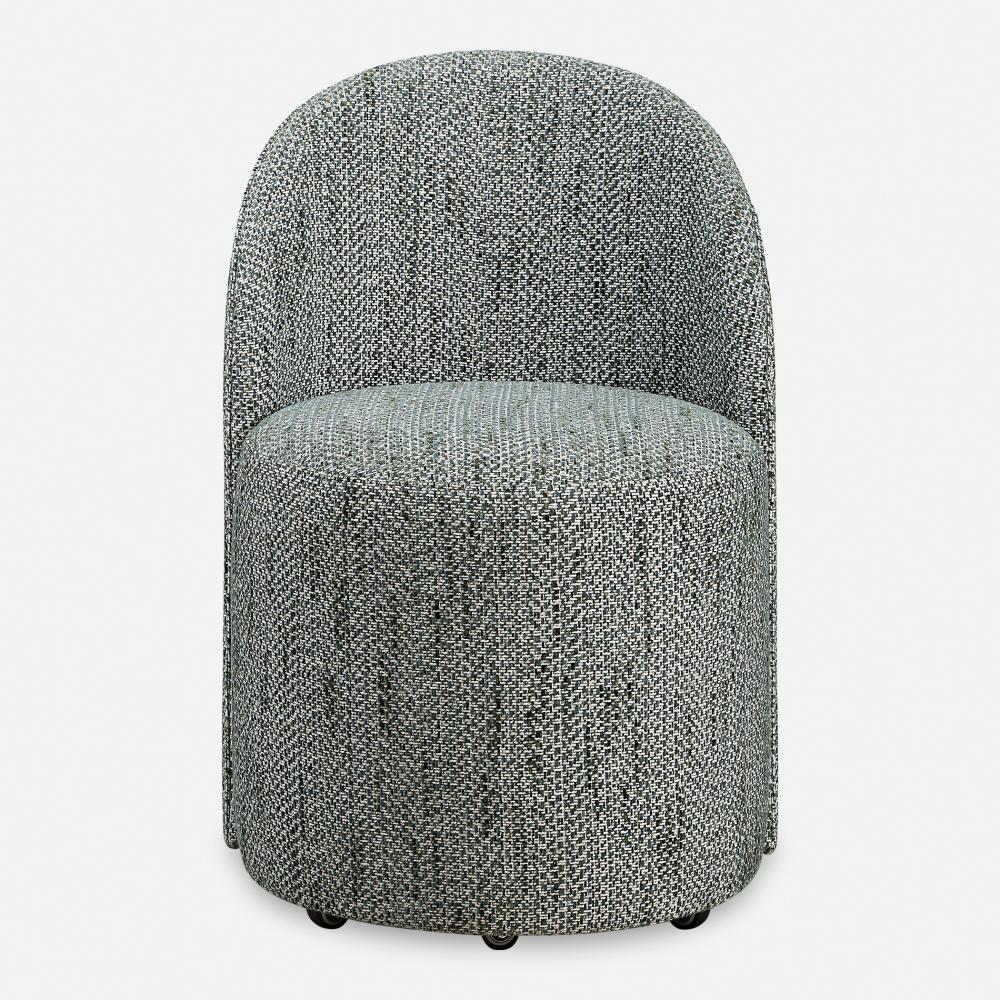 Uttermost Roll With It Dining Chair, Teal