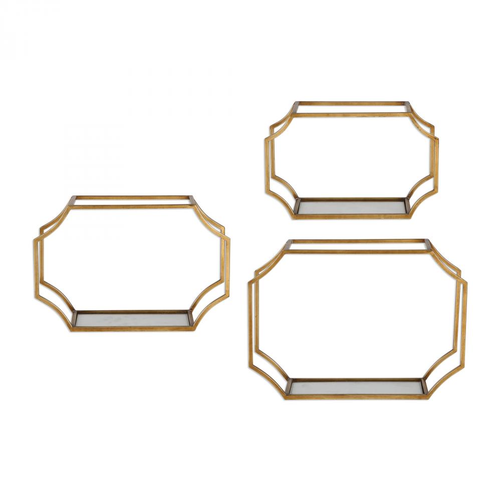 Uttermost Lindee Wall Shelves, S/3