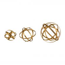 Uttermost 20066 - Uttermost Stetson Spheres, Gold, S/3