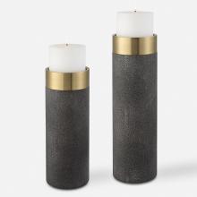 Uttermost 18061 - Uttermost Wessex Candleholders, Gray, S/2