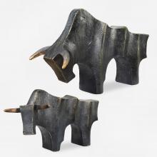 Uttermost 18227 - Uttermost Regal Bull Sculptures, S/2