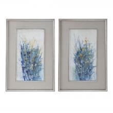 Uttermost 41558 - Uttermost Indigo Florals Framed Prints, S/2