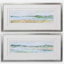 Uttermost 41594 - Uttermost Panoramic Seascape Framed Prints, S/2