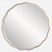 Uttermost 09943 - Uttermost Aneta Large Round Mirror, Gold