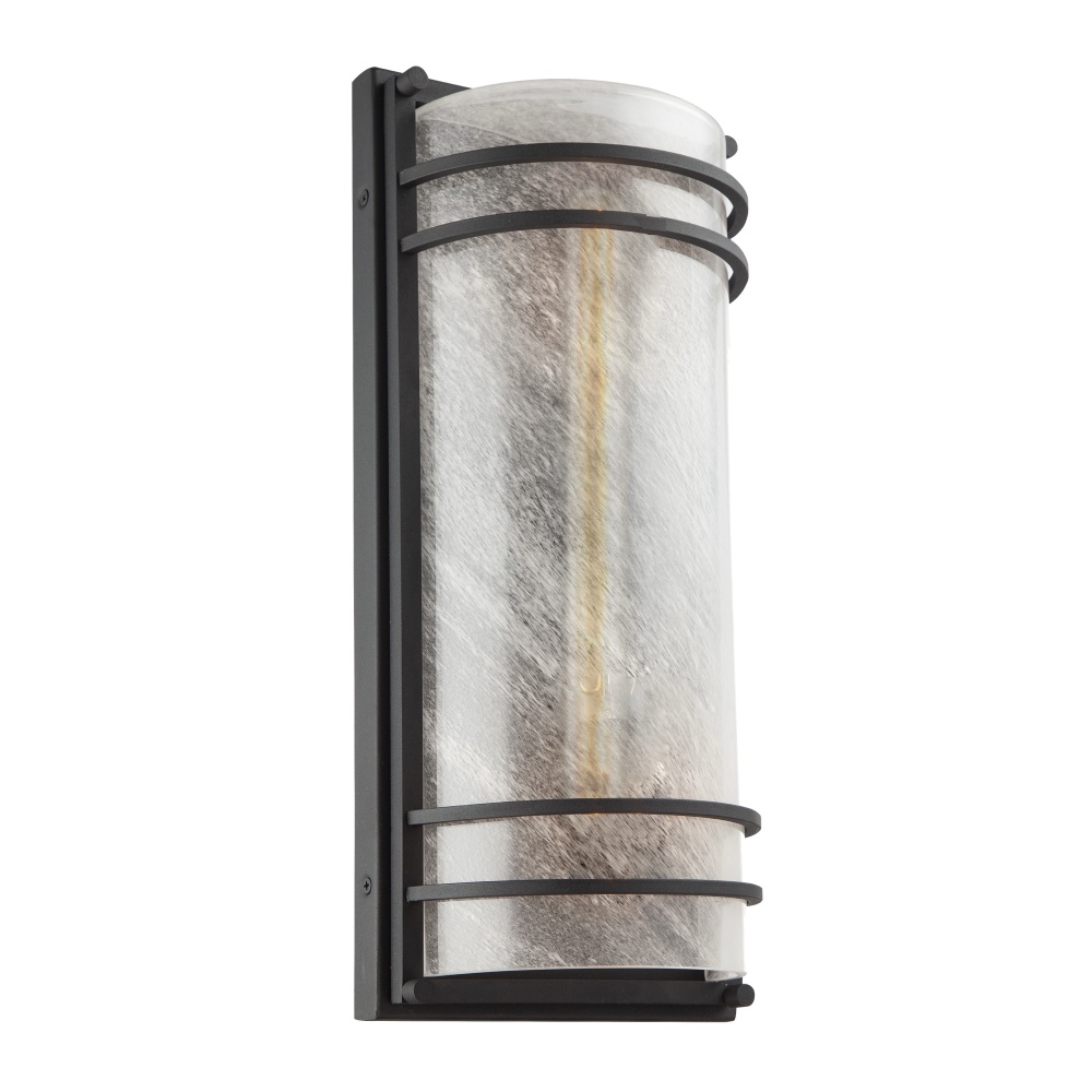 Keswick 1 Light Outdoor Wall Sconce, Black