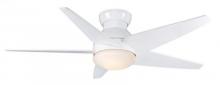 Casablanca AEP C30G11H - Two Light Snow White Hugger Ceiling Fan