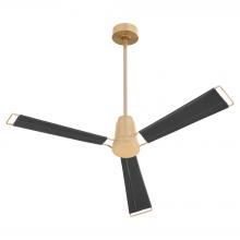 Cyan Designs 11976 - Zephyr 60" Ceiling Fan Aged Brass - Light Brown Leather