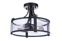 Craftmade 55353-FB - 3 Light Semiflush