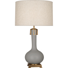 Robert Abbey MST92 - Matte Smokey Taupe Athena Table Lamp
