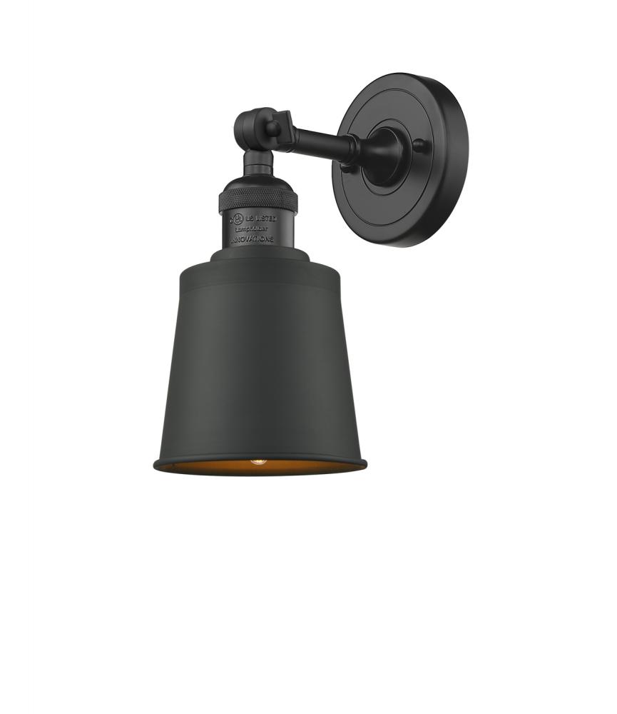 Addison - 1 Light - 5 inch - Matte Black - Adjustable Sconce