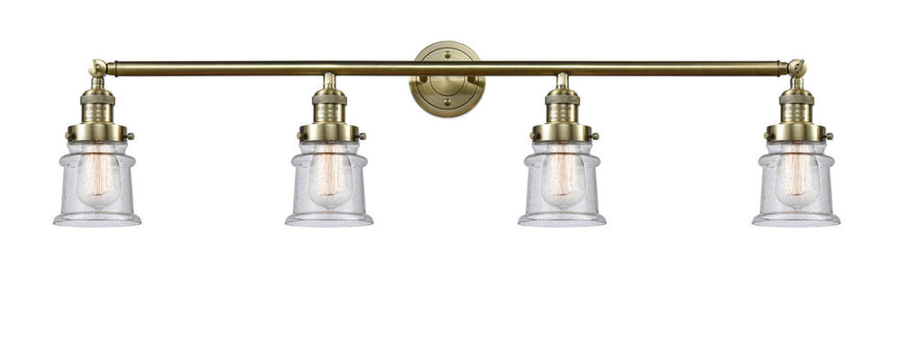 Canton - 4 Light - 42 inch - Antique Brass - Adjustable Bath Vanity Light