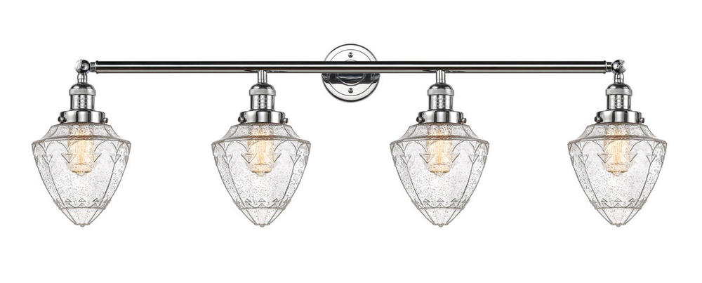 Bullet - 4 Light - 46 inch - Polished Chrome - Adjustable Bath Vanity Light