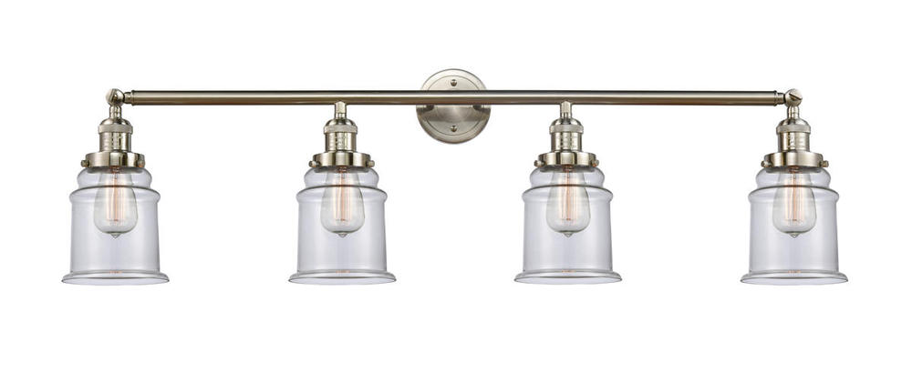 Canton - 4 Light - 42 inch - Brushed Satin Nickel - Adjustable Bath Vanity Light