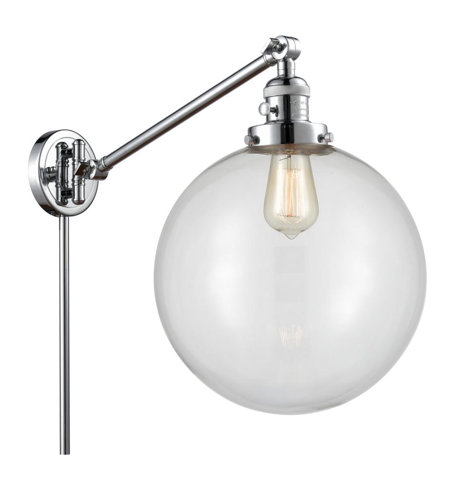 Beacon - 1 Light - 12 inch - Polished Chrome -Adjustable Swing Arm