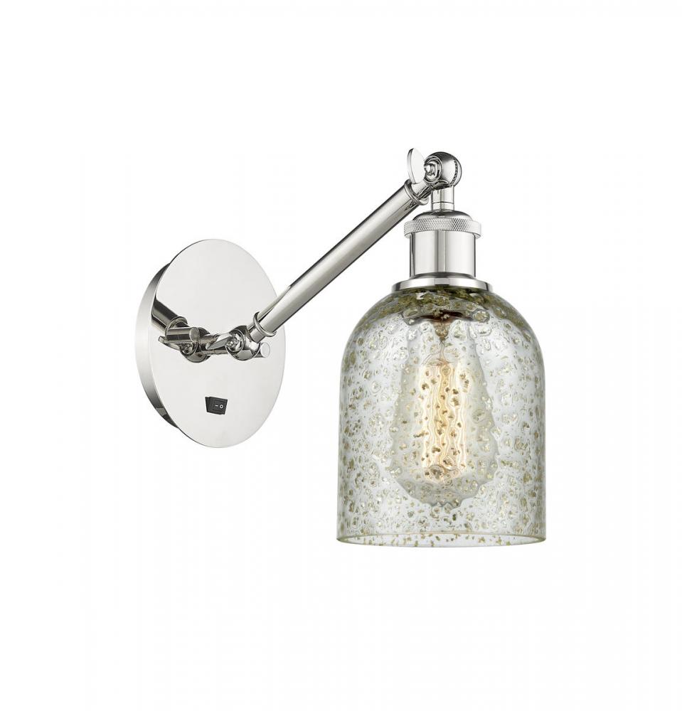 Caledonia - 1 Light - 5 inch - Polished Nickel - Adjustable Sconce