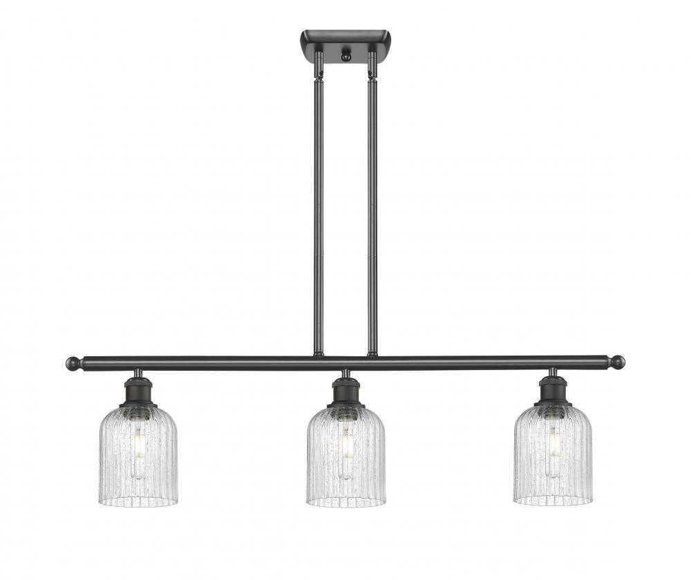 Bridal Veil - 3 Light - 36 inch - Oil Rubbed Bronze - Cord hung - Island Light