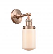 Innovations Lighting 203-AC-G311 - Dover - 1 Light - 5 inch - Antique Copper - Adjustable Sconce