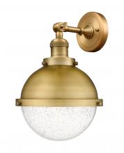 Innovations Lighting 203-BB-HFS-84-BB - Hampden - 1 Light - 9 inch - Brushed Brass - Adjustable Sconce