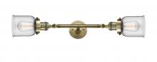 Innovations Lighting 208L-AB-G52 - Bell - 2 Light - 5 inch - Antique Brass - Adjustable Bath Vanity Light
