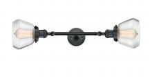 Innovations Lighting 208L-BK-G172-LED - Fulton - 2 Light - 7 inch - Matte Black - Adjustable Bath Vanity Light