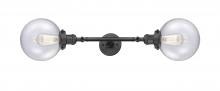 Innovations Lighting 208L-OB-G204-8-LED - Beacon - 2 Light - 8 inch - Oil Rubbed Bronze - Adjustable Bath Vanity Light