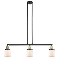 Innovations Lighting 213-BAB-G51-LED - Bell - 3 Light - 38 inch - Black Antique Brass - Stem Hung - Adjustable Island Light