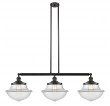 Innovations Lighting 213-OB-G542 - Oxford - 3 Light - 42 inch - Oil Rubbed Bronze - Stem Hung - Adjustable Island Light