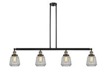Innovations Lighting 214-BAB-G142 - Chatham - 4 Light - 51 inch - Black Antique Brass - Stem Hung - Adjustable Island Light
