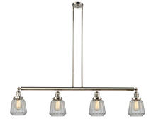 Innovations Lighting 214-PN-G142 - Chatham - 4 Light - 51 inch - Polished Nickel - Stem Hung - Adjustable Island Light