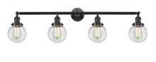 Innovations Lighting 215-OB-G202-6 - Beacon - 4 Light - 42 inch - Oil Rubbed Bronze - Adjustable Bath Vanity Light