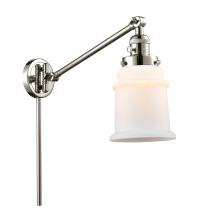 Innovations Lighting 237-PN-G181 - Canton - 1 Light - 8 inch - Polished Nickel -Adjustable Swing Arm