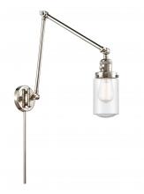 Innovations Lighting 238-PN-G314 - Dover - 1 Light - 5 inch - Polished Nickel -Adjustable Swing Arm