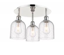 Innovations Lighting 516-3C-PN-G558-6SDY - Bella - 3 Light - 17 inch - Polished Nickel - Flush Mount