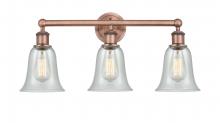 Innovations Lighting 616-3W-AC-G2812 - Hanover - 3 Light - 24 inch - Antique Copper - Bath Vanity Light