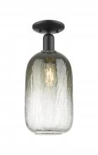 Innovations Lighting 716-1C-BK-G482-7SL - Brookhaven Cloche - 1 Light - 6 inch - Matte Black - Semi-Flush Mount