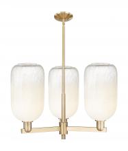 Innovations Lighting 716-3CR-CB-G482-7OP - Brookhaven Cloche - 3 Light - 18 inch - Satin Nickel - Flush Mount