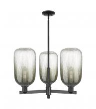 Innovations Lighting 716-3CR-CB-G482-7SL - Brookhaven Cloche - 3 Light - 18 inch - Satin Nickel - Flush Mount