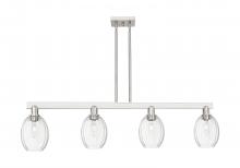 Innovations Lighting 716-4I-SN-G459-6CL - Preston Bulb - 4 Light - 48 inch - Brushed Satin Nickel - Cord hung - Island Light