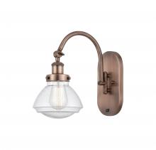 Innovations Lighting 918-1W-AC-G324 - Olean - 1 Light - 7 inch - Antique Copper - Adjustable Swing Arm