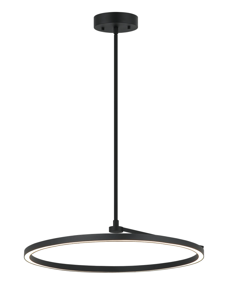 The Trundle Matte Black Pendant