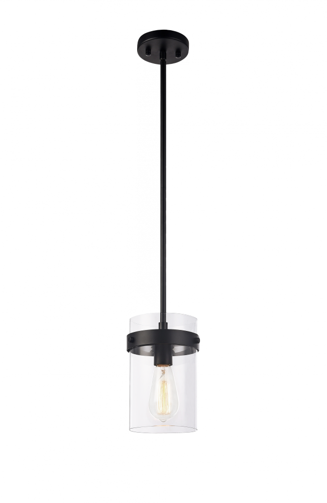 Zale Black Pendant