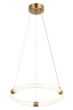 Matteo Lighting C34816AG - Inkara Aged Gold Brass Pendant