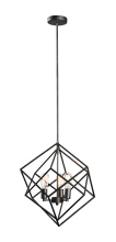Matteo Lighting C54623RB - Geometry Series Rusty Black Pendant