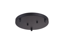 Matteo Lighting CP0103BK - Multi Ceiling Canopy (Line Voltage) Black Canopy